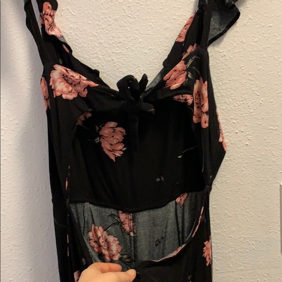 Amuse Society Black Floral Jumper - M - Picture 3 of 3